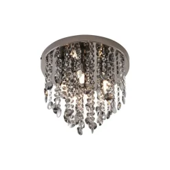 Qazqa plafondlampen medusa zwart g9