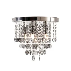 Qazqa plafondlampen medusa zwart g9