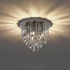 Qazqa plafondlampen medusa zwart g9
