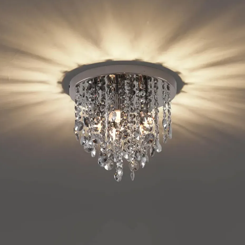 Qazqa plafondlampen medusa zwart g9