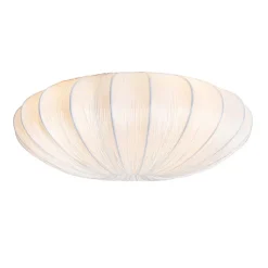 Qazqa plafondlampen plu wit e27