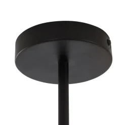 Qazqa plafondlampen ryan zwart g9