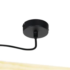 Qazqa plafondlampen shelf zwart e27