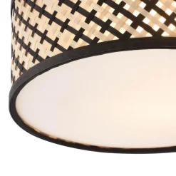 Qazqa plafondlampen tremmo crème e27