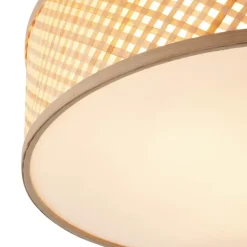 Qazqa plafondlampen tremmo crème e27