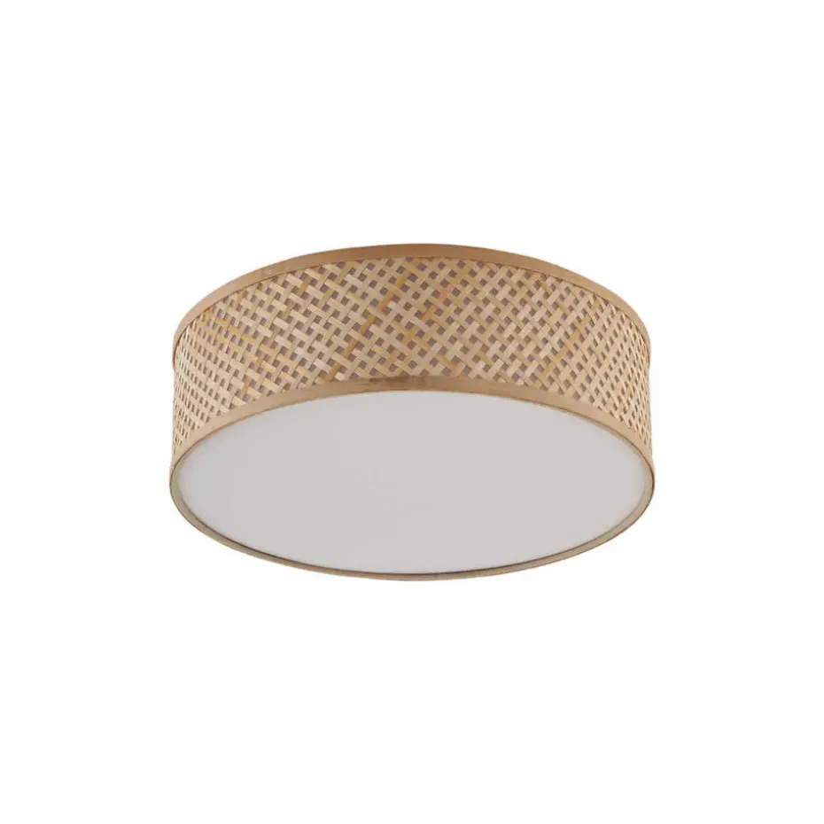 Qazqa plafondlampen tremmo crème e27