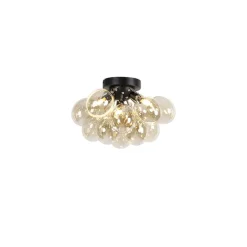 Qazqa plafondlampen uvas goudkleurig g9