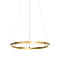 Qazqa professional hanglampen girello goudkleurig geïntegreerde led