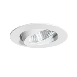 Qazqa professional inbouwspots gaius wit geïntegreerde led