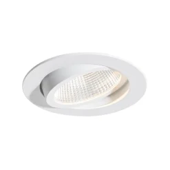 Qazqa professional inbouwspots gaius wit geïntegreerde led