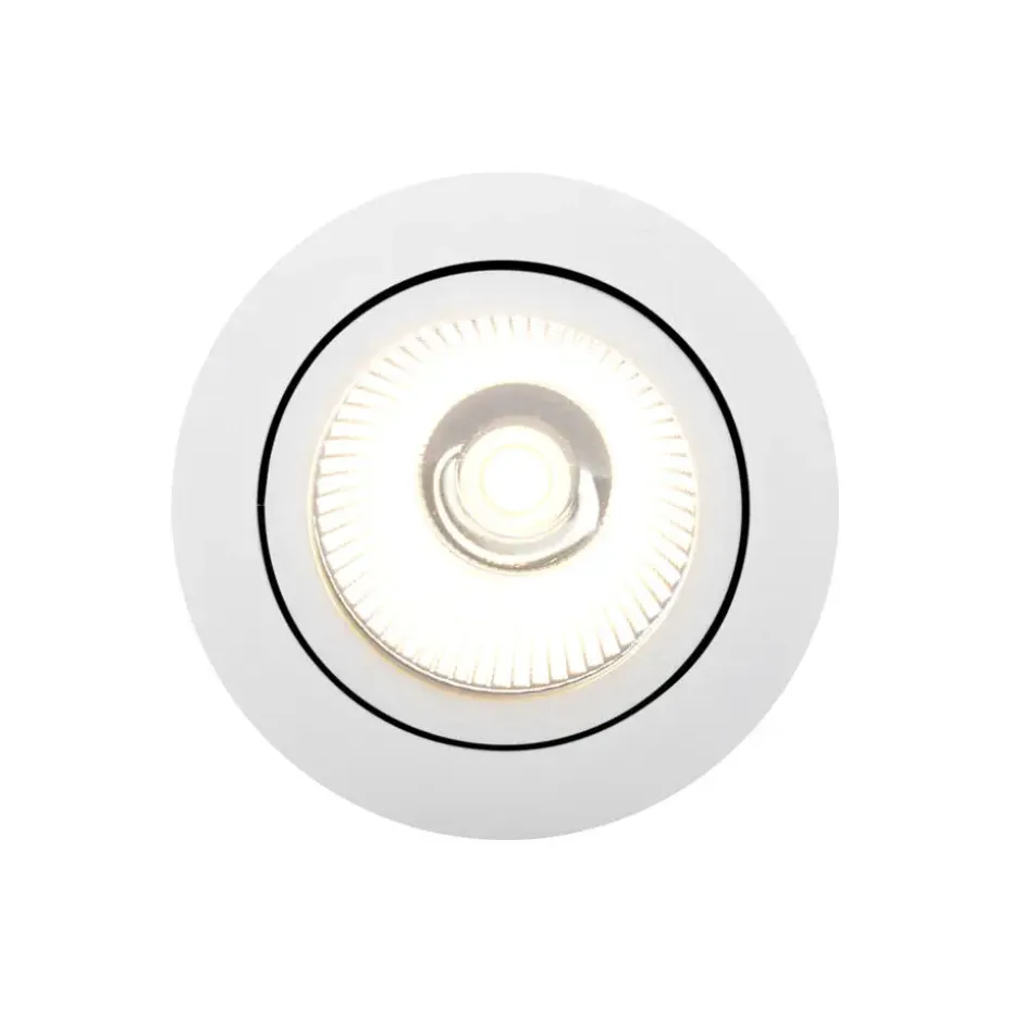Qazqa professional inbouwspots gaius wit geïntegreerde led