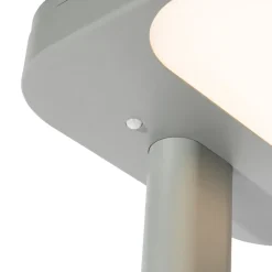 Qazqa professional vloerlampen guzo grijs geïntegreerde led
