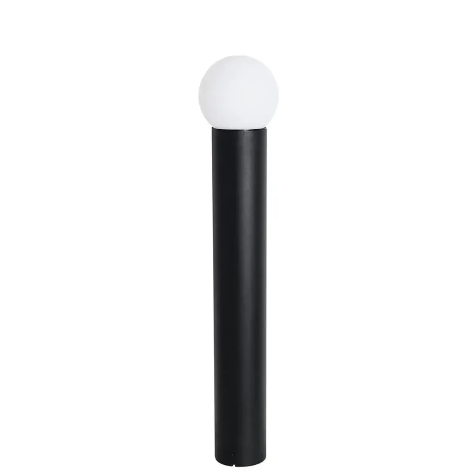 Qazqa staande buitenlampen huma zwart e27