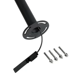 Qazqa staande buitenlampen sfera zwart e27