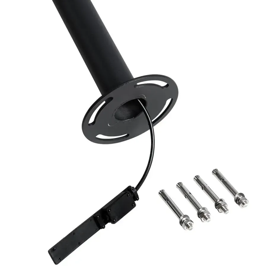 Qazqa staande buitenlampen sfera zwart e27