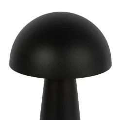 Qazqa staande buitenlampen mushroom zwart e27
