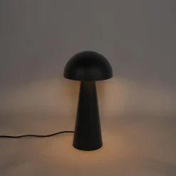 Qazqa staande buitenlampen mushroom zwart e27