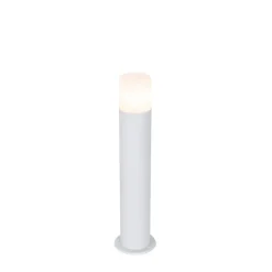 Qazqa staande buitenlampen odense wit e27