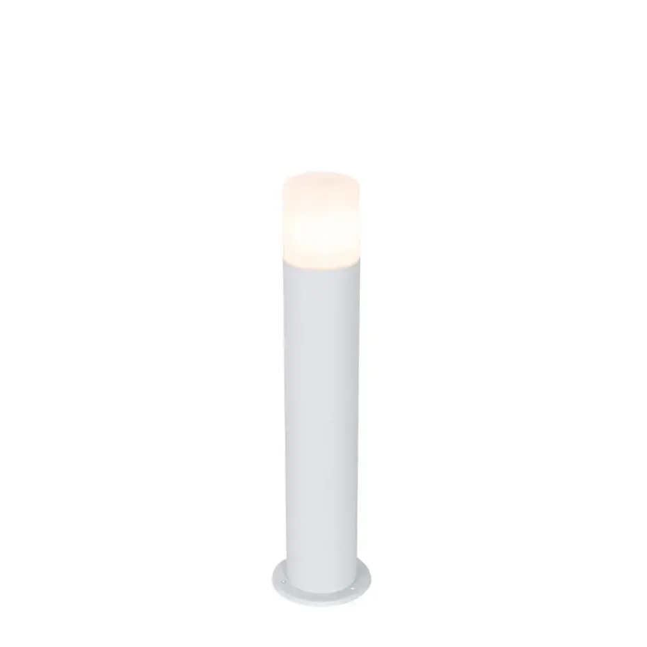 Qazqa staande buitenlampen odense wit e27