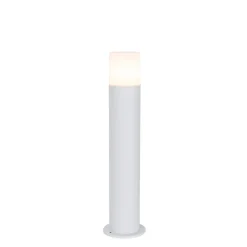Qazqa staande buitenlampen odense wit e27