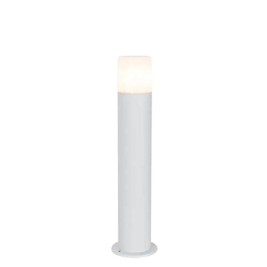Qazqa staande buitenlampen odense wit e27