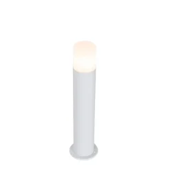 Qazqa staande buitenlampen odense wit e27