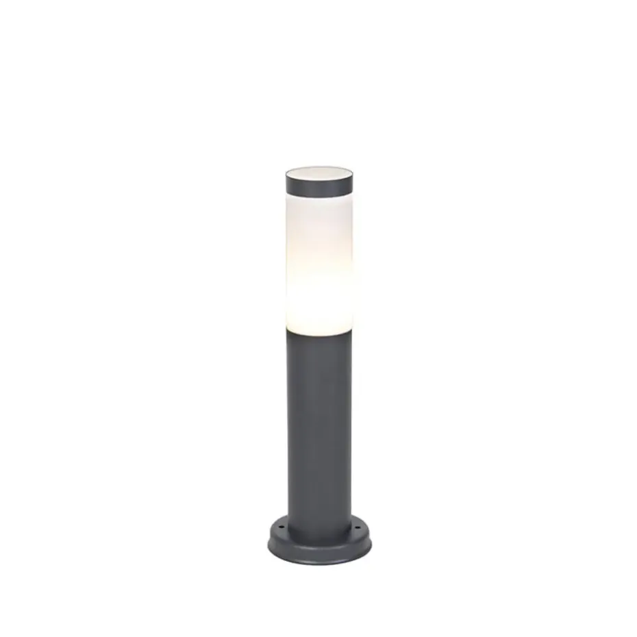 Qazqa staande buitenlampen rox grijs e27