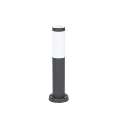Qazqa staande buitenlampen rox grijs e27