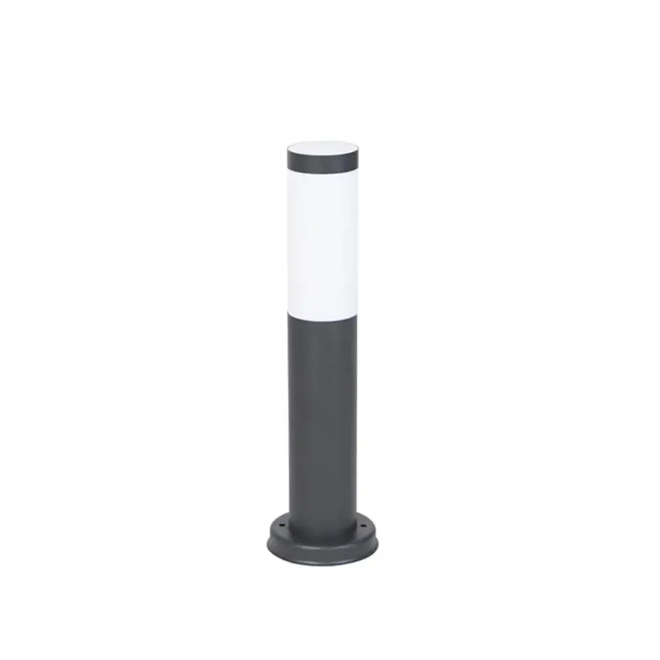 Qazqa staande buitenlampen rox grijs e27