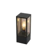 Qazqa staande buitenlampen charlois zwart e27
