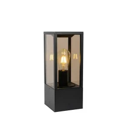 Qazqa staande buitenlampen charlois zwart e27