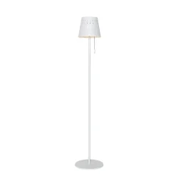Qazqa staande buitenlampen ferre wit geïntegreerde led