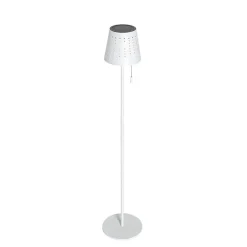 Qazqa staande buitenlampen ferre wit geïntegreerde led