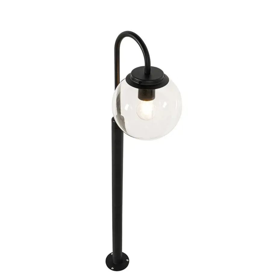 Qazqa staande buitenlampen sfera zwart e27
