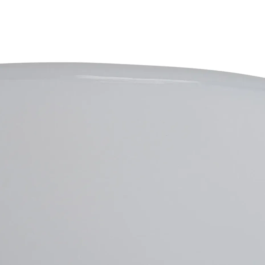 Qazqa staande buitenlampen flowerpot wit e27