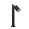 Qazqa staande buitenlampen solo zwart gu10