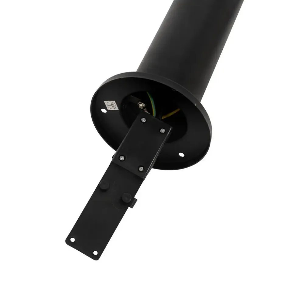 Qazqa staande buitenlampen solo zwart gu10