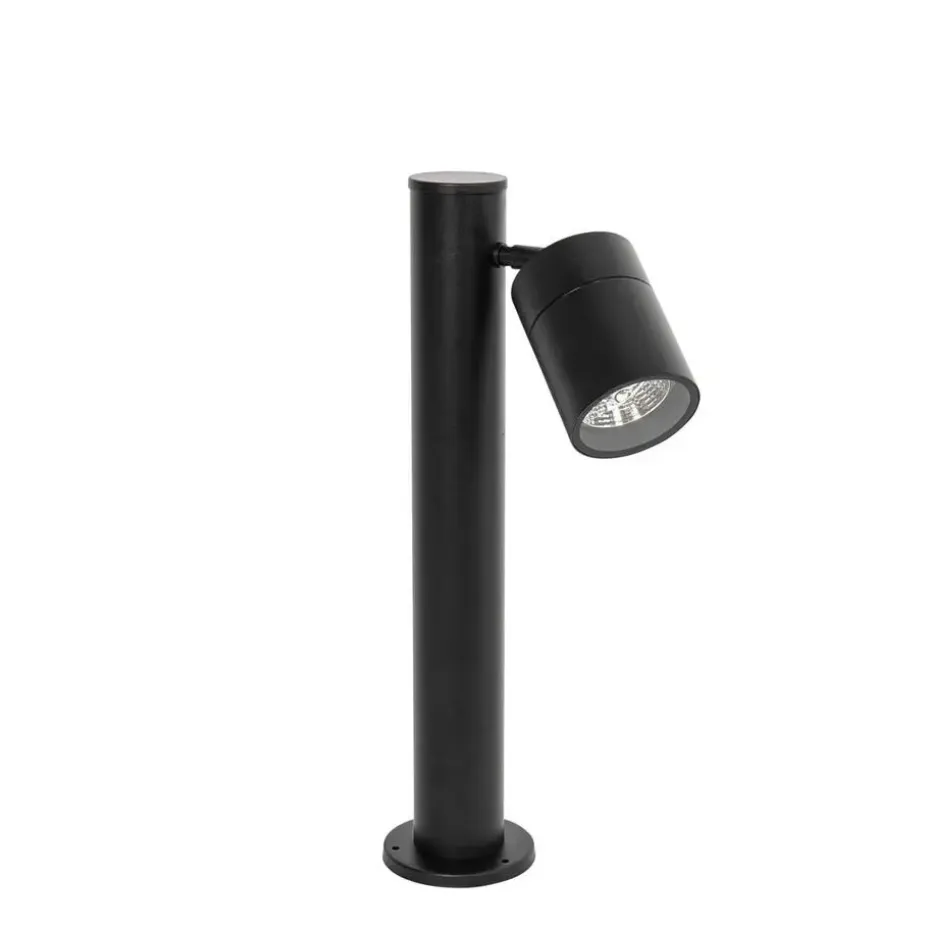 Qazqa staande buitenlampen solo zwart gu10
