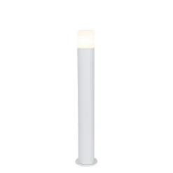 Qazqa staande buitenlampen odense wit e27