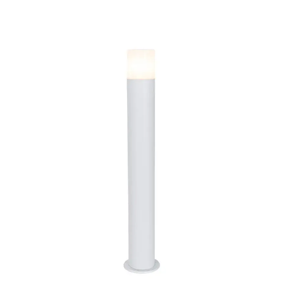 Qazqa staande buitenlampen odense wit e27