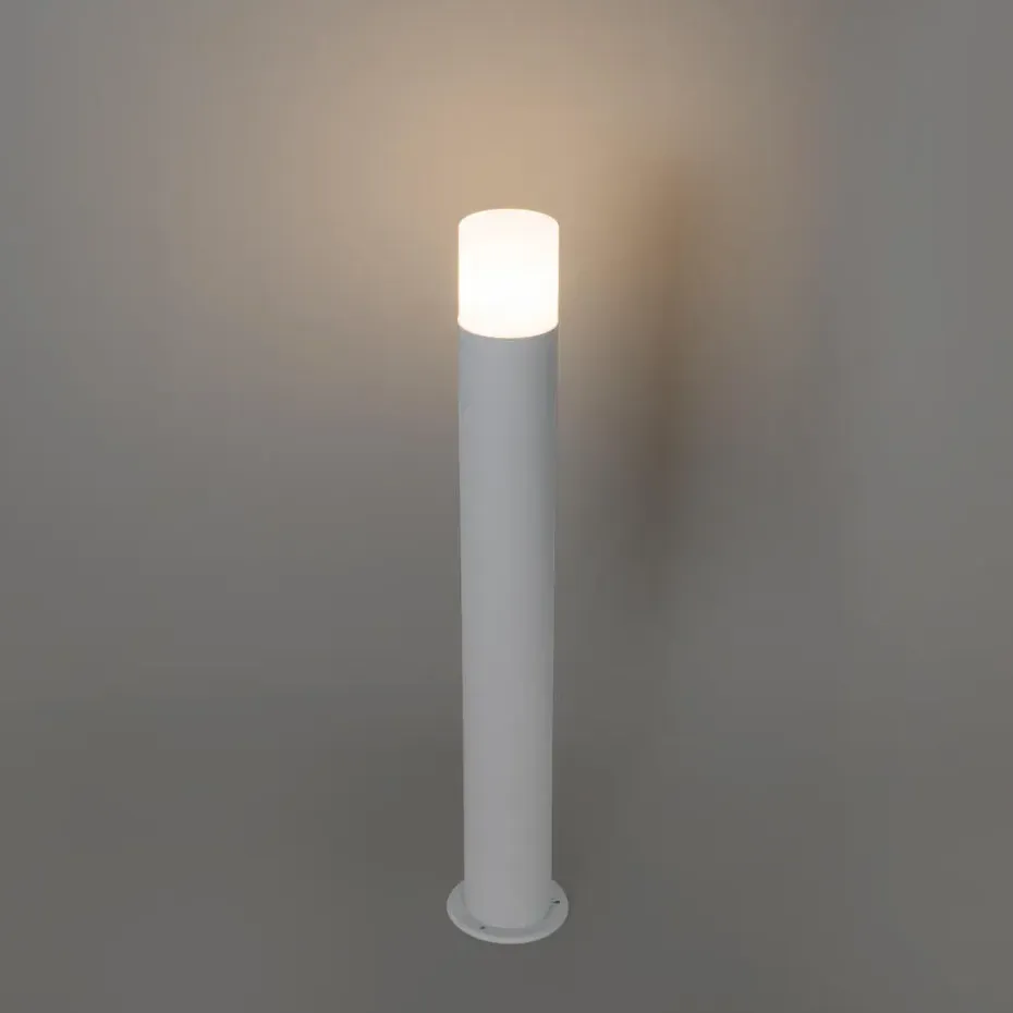 Qazqa staande buitenlampen odense wit e27