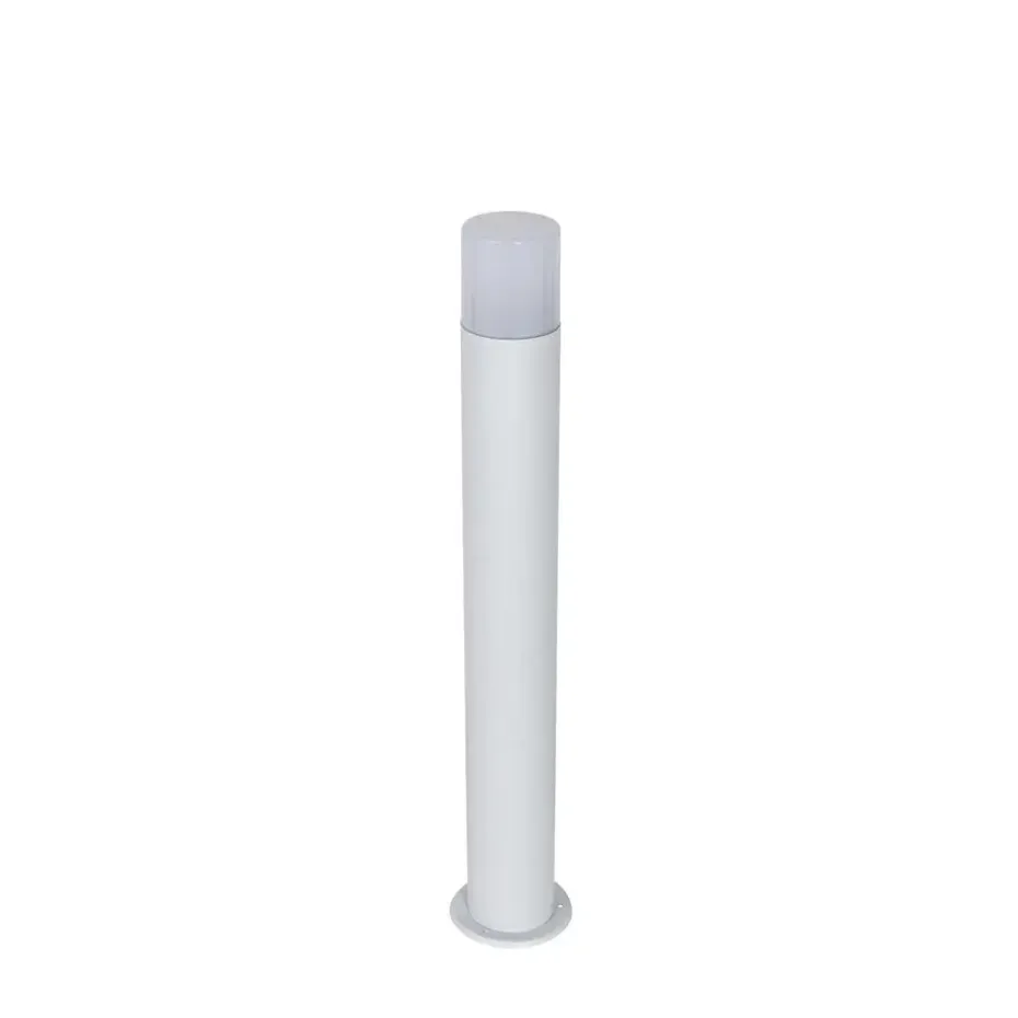 Qazqa staande buitenlampen odense wit e27
