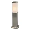 Qazqa staande buitenlampen malios zilverkleurig e27