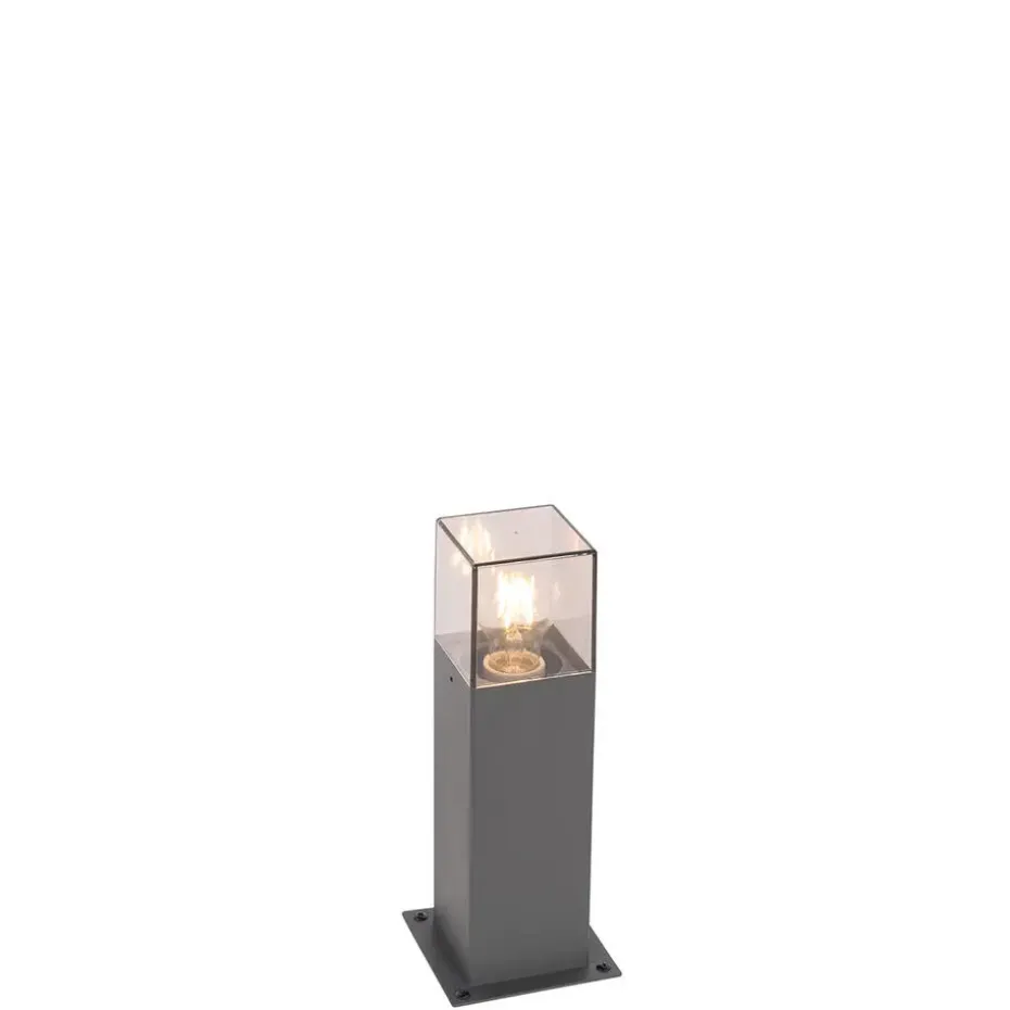 Qazqa staande buitenlampen denmark grijs e27