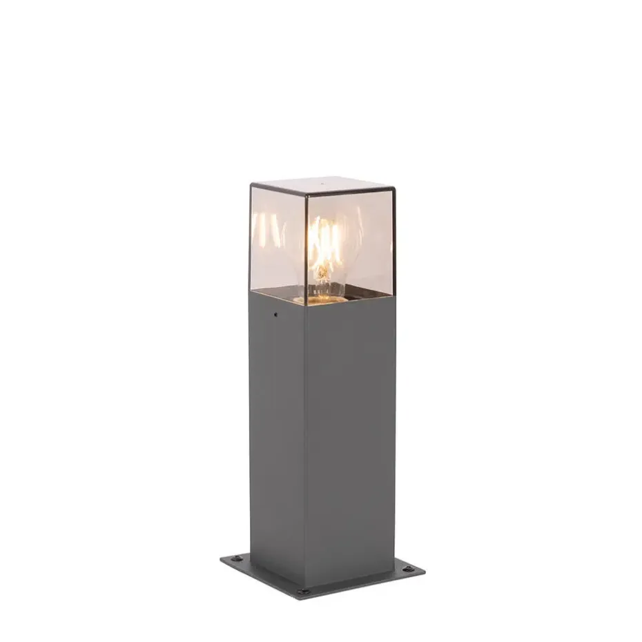 Qazqa staande buitenlampen denmark grijs e27