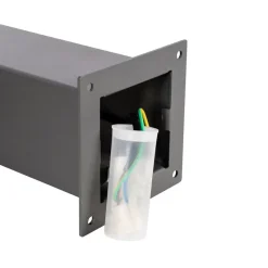 Qazqa staande buitenlampen denmark grijs e27