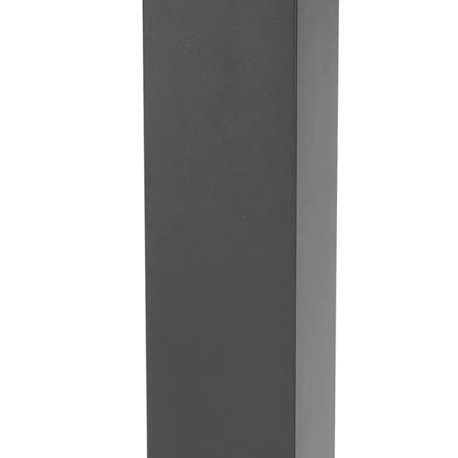 Qazqa staande buitenlampen malios bruin e27