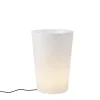 Qazqa staande buitenlampen verano wit e27