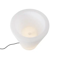 Qazqa staande buitenlampen verano wit e27
