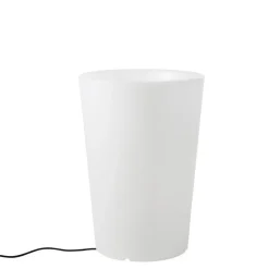 Qazqa staande buitenlampen verano wit e27